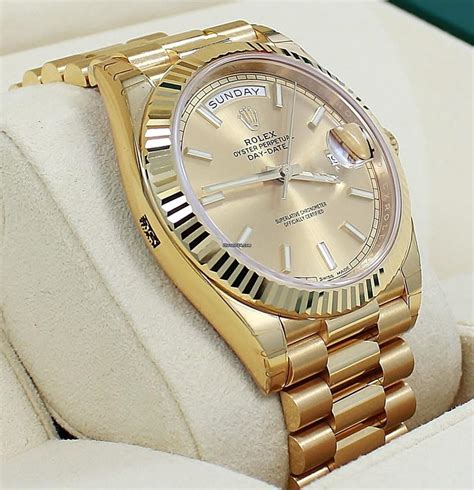 rolex 40mm gold|pre owned rolex president 40mm.